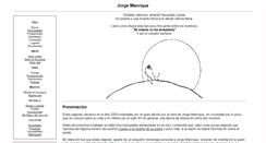 Desktop Screenshot of jorgemanrique.alinome.net